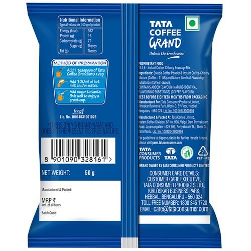 Tata Coffee Grand Instant Coffee, 50 g Pouch-3.webp